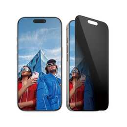 PANZERGLASS Displayschutzglas Ultra Wide Fit Privacy (iPhone 16 Pro, 1 Stück)