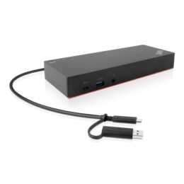 LENOVO Dockingstation ThinkPad Hybrid (2 x HDMI, 2 x DisplayPort, 3 x USB 3.0, 2 x USB 2.0 Typ-A, RJ-45 (LAN))