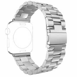 EG Armband (Apple Watch 45 mm, Silber)