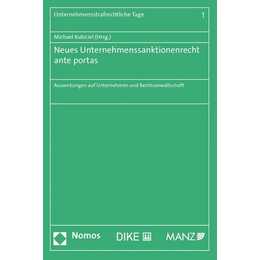 Neues Unternehmenssanktionenrecht ante portas