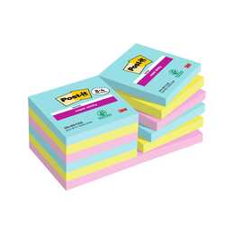 POST-IT Blocchetti memo Super (12 x 90 foglio, Multicolore)