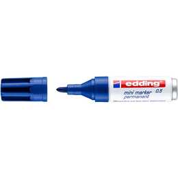 EDDING Marqueur permanent (Bleu, 1 pièce)