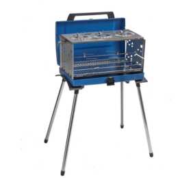 CAMPINGAZ Pueblo 200 SGR (50 mBar) Gasgrill (Silber, Blau)