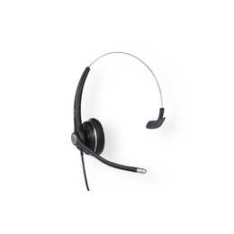 SNOM TECHNOLOGY Casque micro de bureau A100M (On-Ear, Câble, Noir)