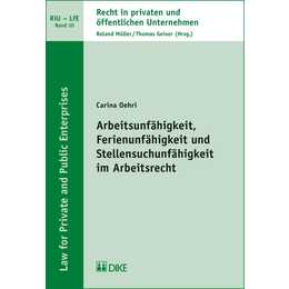 Arbeitsunfähigkeit, Ferienunfähigkeit und Stellensuchunfähigkeit im Arbeitsrecht