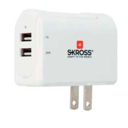 SKROSS Chargeur USB 5 V USA