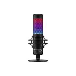 HYPERX QuadCast S Microphone de table (Gris, Noir)