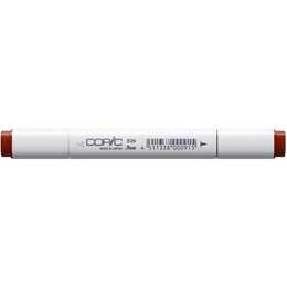 COPIC Grafikmarker Classic E09 Burnt Sienna (Braun, 1 Stück)