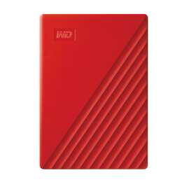 WD My Passport (USB Typ-A, 4000 GB, Rot)