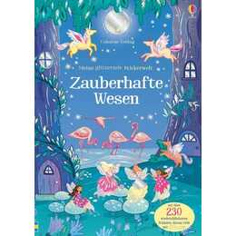 Meine glitzernde Stickerwelt: Zauberhafte Wesen