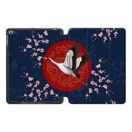 EG MTT Coque pour Apple iPad 10.2" 2019 - Cigogne Japonaise