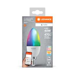 LEDVANCE Ampoule LED SMART+ MATTER (E14, 4.9 W)