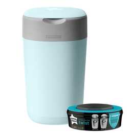 TOMMEE TIPPEE Sangenic Twist & Click (Gris, Bleu, Bleu clair)