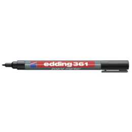 EDDING Whiteboard Marker 361 (Schwarz, 1 Stück)