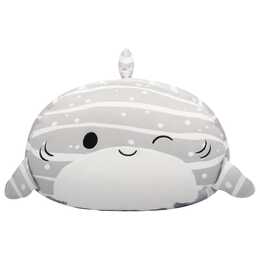 SQUISHMALLOWS Wal (30 cm, Hellgrau, Grau)