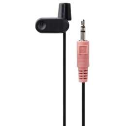 HAMA Clip-on Microphone cravate (Noir)