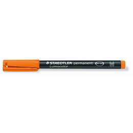 STAEDTLER Folienschreiber Lumocolor 317 M (Orange, 1 Stück)