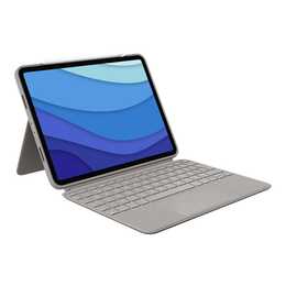 LOGITECH Combo Touch Type Cover / Tablet Tastatur (11", Sand)