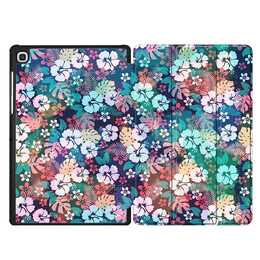 EG MTT Housse pour Samsung Galaxy Tab S5e 10.5" 2019 - plantes tropicales