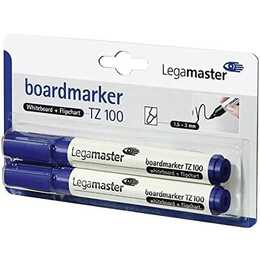 LEGAMASTER Whiteboard Marker TZ100 (Blau, 2 Stück)