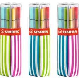 STABILO Pen 68 Filzstift (Mehrfarbig, 20 Stück)