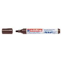 EDDING Permanent Marker (Braun, 1 Stück)