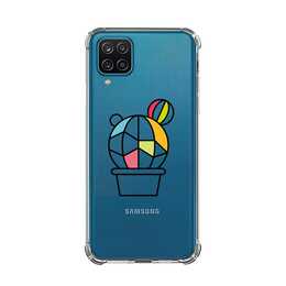 EG Backcover (Galaxy A12, Kaktus, Transparent)