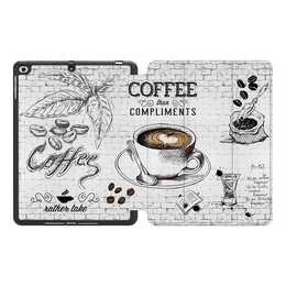 EG MTT Coque pour Apple iPad 9.7" 2017-2018 - Café