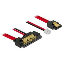 DELOCK Stromanschlusskabel (SATA, 2 Pin, 0.1 m)