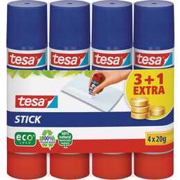 TESA Stylo à coller (20 g, 4 pièce)