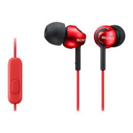 SONY MDR-EX110AP (In-Ear, Rot)