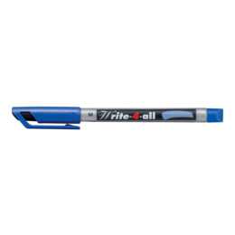 STABILO Marqueur permanent Write-4-All (Bleu, 1 pièce)