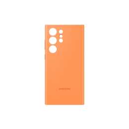 SAMSUNG Backcover Silicon (Galaxy S23 Ultra, Orange)