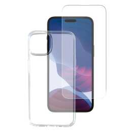 4SMARTS Coque rigide 360° Starter Set X-Pro Clear (iPhone 14 Pro, Transparent)