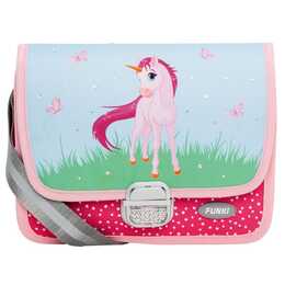 FUNKI Sac de jardin d'enfants Unicorn (4 l, Bleu clair, Rose)