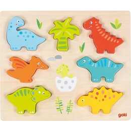 ROBERT KUHN Dinosaurier Puzzle board (7 Parts)