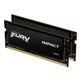 KINGSTON TECHNOLOGY Fury Impact KF426S16IBK2/64 (2 x 32 Go, DDR4-SDRAM 2666 MHz, SO-DIMM 260-Pin)