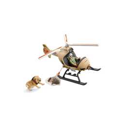 SCHLEICH Wild Life Helikopter Tierrettung