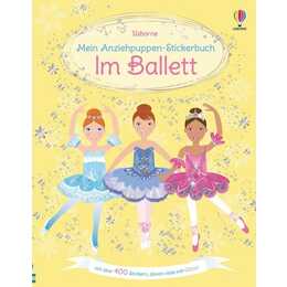 Mein Anziehpuppen-Stickerbuch: Im Ballett