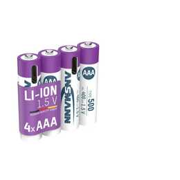 ANSMANN Akku (AAA / Micro / LR03, 4 Stück)