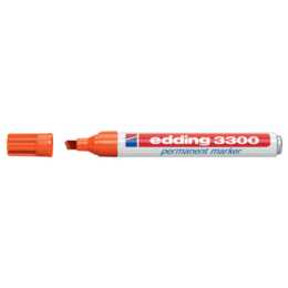 EDDING Permanent Marker 3300 (Orange, 1 Stück)