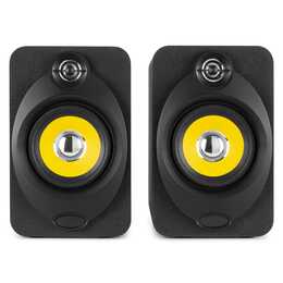 VONYX XP40 Active (80 W, Diffusori da pavimento, Giallo, Nero)