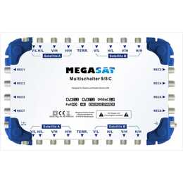 MEGASAT 9/8 C Alimentation électrique (Bleu, Blanc)