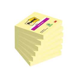 POST-IT Haftnotizen SuperSticky (6 x 90 Blatt, Gelb)