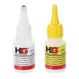 HG POWER GLUE Colles spéciales (60 g, 2 pièce)