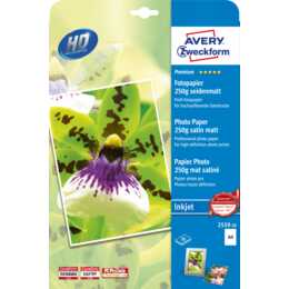 AVERY ZWECKFORM Premium Papier photo (20 feuille, A4, 250 g/m2)