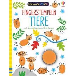 Usborne Minis - Fingerstempeln: Tiere