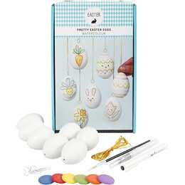 CREATIV COMPANY Set di bricolage  Pretty Easter Egg (Plastica, 17 pezzo)