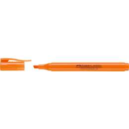 FABER-CASTELL Textmarker 38 (Orange, 1 Stück)