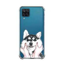 EG Backcover (Galaxy A12, Cani, Transparente)